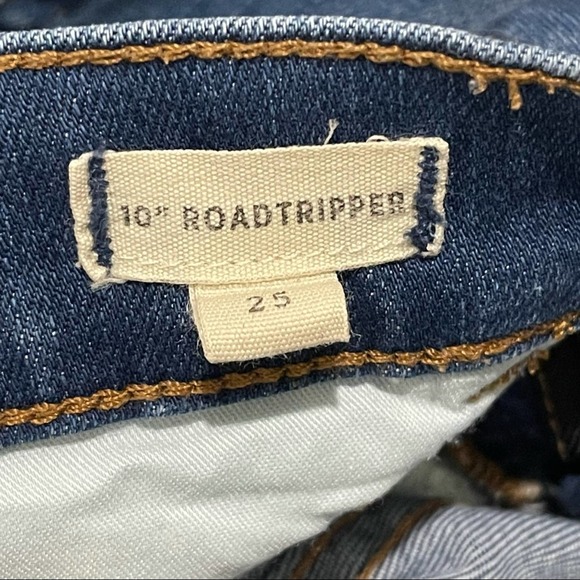 Madewell Roadtripper Jeans: Knee Rip Edition High Rise Distressed Size 25 - Picture 9 of 11
